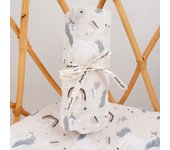 HappyFlute Soft Bamboo Cotton Baby Muslin Swaddle Blanket Newborn Kids Wrap Infant Stroller Cover Nursing Towel 120*110cm