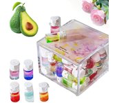 50 perfumes capilares 2 en 1: aceite de aguacate, fragancia de flor de camelia de larga duración, perfume capilar para mujeres, para cabello encrespado y dañado.