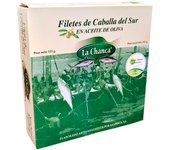 Filetes de caballa del sur en aceite de oliva 385gr. La Chanca