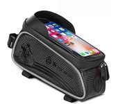 WEST BIKING Bicycle Bag Cycling Top Front Tube Frame Bag Waterproof 6.5 Inches Phone Case Storage Touch Screen MTB Road Bike Bag