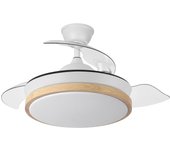 Ventilador de Techo FABRILAMP Evros Blanco/haya