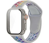 Case+Silicone Band For Huawei Watch Fit 3 Change to ultra 49mm Tempered Glass cover Protector with screen for Huawei fit 3 Strap