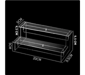 Acrylic Transparent Jewelry Box Earring Storage Box Necklace Bracelet Jewelry Display Stand Large Capacity Dustproof Jewelry Box