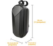 2L Electric Scooter Handle Bar Bag Waterproof EVA Hard Case Skateboard Front Pouch Biking Portable Dustproof Cycling Part