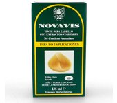 Tinte Novavis 8D Rubio Claro Dorado 130Ml - Sin Amoníaco - Cubre Canas - Extractos Vegetales