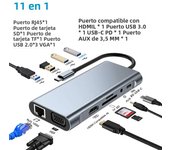 USB C HUB Type C Splitter Thunderbolt 3 Docking Station Laptop Adapter With For Macbook Air M1 iPad Pro