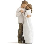 Couple Figure, Romantic Together Couple Sculpture, Deep Loved Statue Gift For Wedding, Anniversary, Valentines Day, Birthday