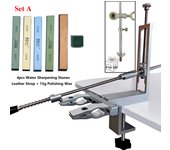S06 S09 Design Professional Fixed Angle Apex Knife Sharpener Kitchen Knife tools Knife Sharpening System with diamond stones Set