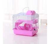 Double-layer Hamster Cage Glamping Accessories Mouse Toy Villa Small House Hideout Hut