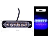 1PC 6LED Strobe Side Marker Indicators Light for Truck Trailer 12-24V Flashing Warning Tail Light Car Signal Brake Lamp Lightbar