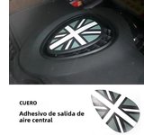 Central Air Outlet Leather Dedicated Cover Sticker For Mini  cooper one For F54 Clubman F55 Hardtop F56 Hatchback