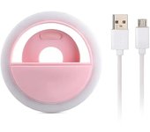 1PC Fill Light ,USB Rechargeable, LED Selfie Ring Light, Phone Lens LED Selfie Light Ring Phone Selfie Light