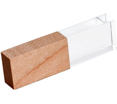 JASTER Wooden Crystal USB 2.0 Flash Drive 128GB Pretty Memory Stick With Walnut Wooden Box 64GB Wedding Gift Pen Drive 32GB 16GB