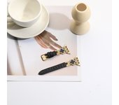 Four-leaf Clover Crocodile Leather Strap Compatible with Apple Watch 38-49mm for IWatch Series Ultra SE, 1-9
