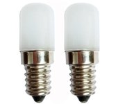[Paquete de 2] Bombilla LED pequeña E14 de 2 W con rosca que reemplaza la pantalla halógena de 20 W, luz blanca fría de 6000 K, 180 lm, cálida, no regulable, para refrigerador, máquina de coser o máquina de fumar