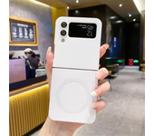 Magnetic Wireless Charge Magsafe Case for Samsung Galaxy Z Flip6 Flip5 Flip4 3 5g Matte Silicone Back Cover Zflip Flip 6 5 4 3