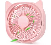 Ventilador USB pequeño para escritorio, ventilador de escritorio alimentado por USB, ventilador de escritorio silencioso y portátil