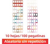 100 pc, Instax Frame Stickers,Photo Border Stickers for Fujifilm Instax Mini 12/11/9/8/70/40/25/90/liplay/evo Camera