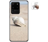 Tumundosmartphone Funda Gel Tpu para Samsung Galaxy S20 Ultra diseño Concha Dibujos