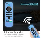 Silicone TV Remote Control Case Fit for Amazon ALEXA Voice Fire TV Stick 4K 3rd Generation Shockproof Anti-Slip Protector Cover