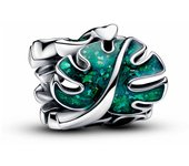 Charm Pandora Hojas de Monstera Verdes