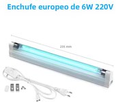 UV Sterilizer Light T5 LED Light Bar Tube 8W 6W 220V 110V Ultraviolet Lamp Disinfection UVC Lamp Mite Removal In Home Bedrooms