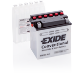 Batería Exide EB10L-A2 Moto 12V Conventional. 12V - 11Ah/130A (EN) (135x90x145mm)