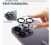 4Pcs Full Cover Protective Glass for IPhone 16 15 14 11 12 Pro Max Camera Protector for IPhone 16 Plus Ultra HD Not Affect Night