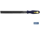 Lima plana paralela | Mango intercambiable | Varias medidas y pesos | Mango ergonomico; 1 UNIDADES