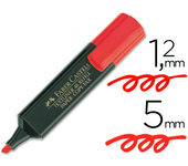 Rotulador Faber-Castell Textliner 48  Rojo