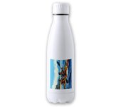 MERCHANDMANIA BIDON 700 ML ACERO INOXIDABLE deporte playa kayak amigos isla tropical tapon seguridad botella