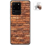 Tumundosmartphone Funda Gel Tpu para Samsung Galaxy S20 Ultra diseño Ladrillo 04 Dibujos