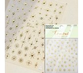 1pcs 5D Relief Kawaii Colorful Star Nail Art Stickers Multi Macaron Mangxing Nail Decorations Self Adhesive Decals Accessories