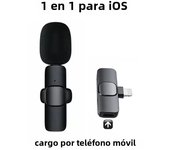 Micrófono Lavalier Inalámbrico Portátil Para iPhone Y Android Grabación De Audio Y Video Mini Mic Con Batería De Longa Vida Transmisión De 10M