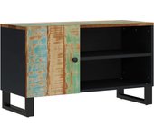 vidaXL Mueble de TV madera reciclada madera contrachapada 80x33x46cm, Mueble de Salon, Mueble TV, Mueble TV salon, Mesa de TV, Mueble tele