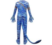 Avatar: The Way Of Water Jake Sully Zentai Suits Cosplay Costume With Mask Movie Cosplay Carnival Children's Day