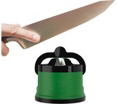 Mini afilador de cuchillos profesional para afilado rápido de cuchillo y tijeras con base antideslizante