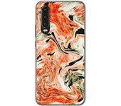 Tumundosmartphone Funda Gel Tpu para Huawei P30 diseño Mármol 12 Dibujos