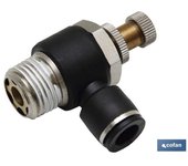 Regulador cónico unidireccional para cilindro t-10 r-1/4