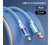 100W Super Flash Fast Charging USB Type C Cable Nylon Braided Type C to Type C Cable Charger Cord For iPhone 15 16 Tablet Laptop