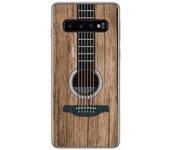 Tumundosmartphone Funda Gel Tpu para Samsung Galaxy S10 Plus diseño Madera 11 Dibujos