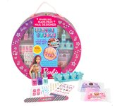 Barbie - Estuche manicura y pedicura para niñas con accesorios