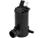 AUTOZOCO Bomba de Agua de Lavado de Parabrisas, Parabrisas Bomba de Lavado de Parabrisas, Compatible con Honda, OEN 38512SDAA01, 2 pines, PVC, Negro