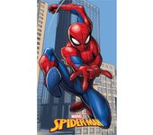 Spiderman - Toalla Playa Microfibra 70 x 140 cm Oficial Disney Marvel Rojo, Azul, Telarañas (Modelo 5: JE11533CO)