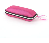 Portable Glasses Case For Women Men Sunglasses Box With Lanyard Zipper Eyeglass Case Cover Protector