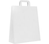 MAMAPAS 40 Bolsas de papel kraft,  bolsas papel, bolsas comunión, bolsas boda, bolsa papel, bolsa kraft, bolsas de papel con asas, bolsas para regalo, bolsas blanca