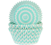 Glotomania Moldes Cupcake Casita de Marie Azules