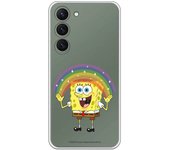 Funda compatible con Samsung Galaxy S23 - Bob Esponja Arcoiris
