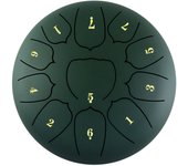 6 Inch Steel Tongue Drum 11 Notes Handpan Drum with Drum Mallet Finger Picks Percussion for Meditation Yoga