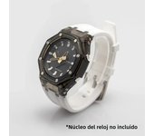 Transparent Mod Kit Rubber Strap Case Adapter for g shock GA2100 GAB2100 Rubber Band  for 2100 Replacement Strap